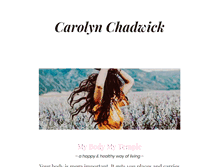 Tablet Screenshot of carolynchadwick.com